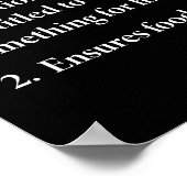 Papa Fiscale Definitie Grappig Papa Sarcastisch Poster (Hoek)