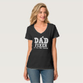Papa Fixer van alles mechanisch T-shirt (Voorkant volledig)