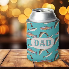 Papa forel vissen blikjeskoeler
