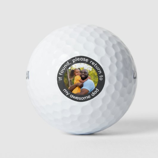 Papa Foto Aangepaste Golf Balls Golfballen (Voorkant)