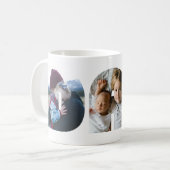 Papa Foto Aangepaste persoonlijke foto Koffiemok (Voorkant links)