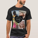 Papa Foto Collage Beste Papa Gepersonaliseerde tek T-shirt<br><div class="desc">Papa Foto Collage Beste Papa Gepersonaliseerde tekst</div>