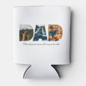 Papa Foto Collage Cooler voor Vaderdag (Voorkant)