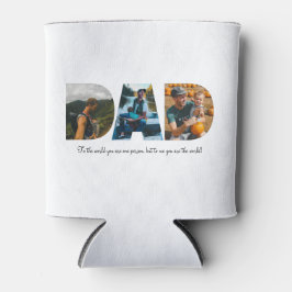 Papa Foto Collage Cooler voor Vaderdag