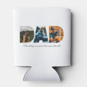 Papa Foto Collage Cooler voor Vaderdag (Achterkant)