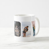 Papa Foto Collage snijdt tekst Mok uit (Voorkant rechts)