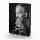 Papa Foto Memorial Begrafenis Tribute (Rechts)