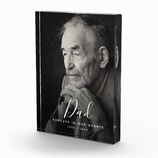 Papa Foto Memorial Begrafenis Tribute (Rechts)