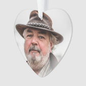 Papa Foto Memorial gepersonaliseerde kerst ornamen Ornament (voorkant)