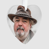 Papa Foto Memorial gepersonaliseerde kerst ornamen Ornament (voorkant)