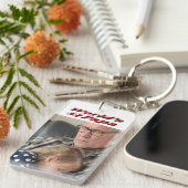 Papa-foto met tekst van de Bourgogne Sleutelhanger (Voorkant Rechts)