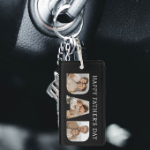 Papa Fotocollage Happy Vaderdag Sleutelhanger