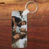 Papa Fotocollage Keepsake, Vaderdag Gift Sleutelhanger (Achterkant)