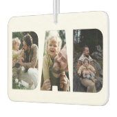 Papa fotocollage uitgesneden tekst luchtverfrisser (Links)