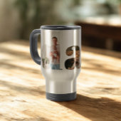 Papa fotocollage, Vaderdag cadeau voor papa Reisbeker