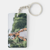 Papa Fotocollage, Vaderdag Foto Keepsake Sleutelhanger (achterkant)