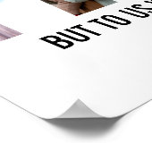 Papa Fotocollage Verjaardag Papa Cadeau Papa Poster (Hoek)