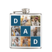 Papa Fotofles voor Vaderdag Heupfles (Voorkant)