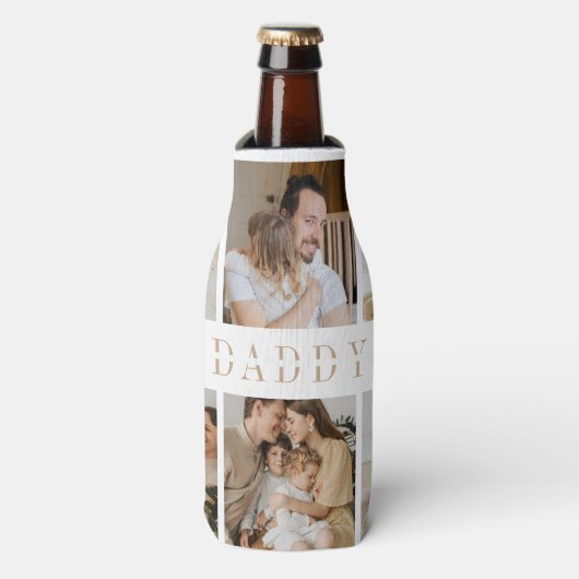 PAPA Foto's Gepersonaliseerde Beer Cooler Gift (Fles Voorkant)