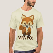Papa Fox - Fox Family T-shirts (Voorkant)