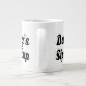 Papa Funny Fathers Day Grote Koffiekop (Achterkant)