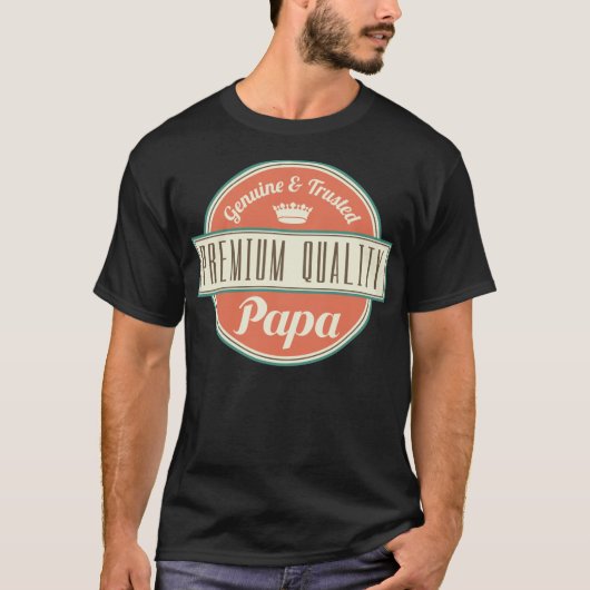 Papa (Funny) Gift T-shirt (Voorkant)