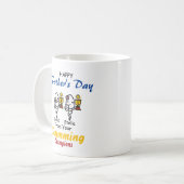 Papa Funny zwemmer Sperm Father Swimming Champions Koffiemok (Voorkant links)