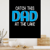 Papa gaf deze vader op het meer poster (Keuken)