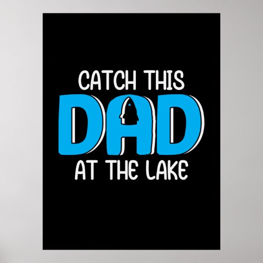 Papa gaf deze vader op het meer poster (Voorkant)