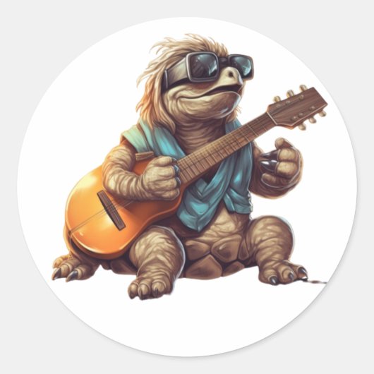 Papa Galapagos van Galapagos Paradise Islands Ronde Sticker (Voorkant)