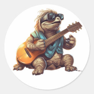 Papa Galapagos van Galapagos Paradise Islands Ronde Sticker