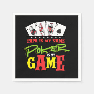 Papa Gambler Cards Player Poker Casino Dad G Servet