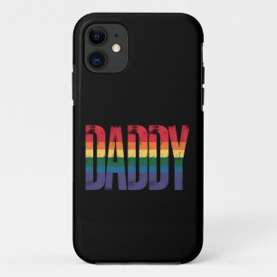 Papa Gay Pride Maand LGBTQ Vaderdag Regenboog Case-Mate iPhone Case