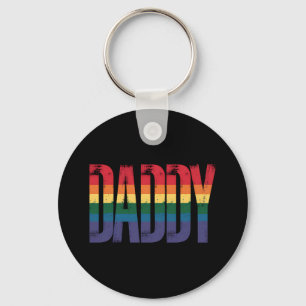 Papa Gay Pride Maand LGBTQ Vaderdag Regenboog Sleutelhanger
