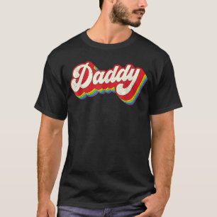 Papa Gay Pride Month LGBTQ Fathers Day Rainbow Fl T-shirt