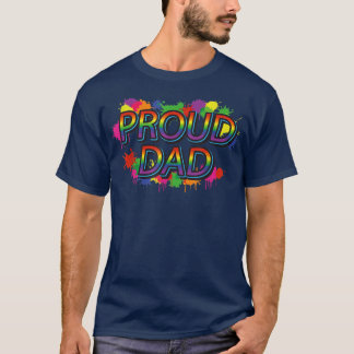 Papa Gay Pride Retro LGBT Pride Month T-shirt