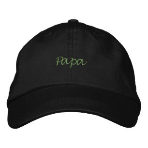 Papa Gedrukte Naam Zwarte Kleur knappe Dad Pet