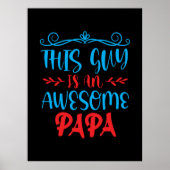 Papa geeft deze man een Geweldige krant Poster (Voorkant)