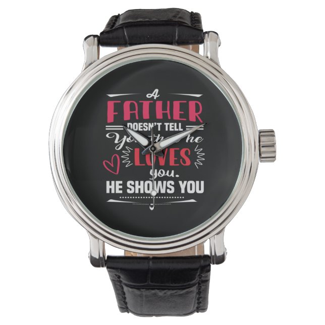 Papa geeft een vader niet horloge (Voorkant)