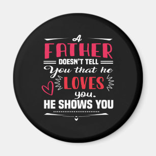 Papa geeft een vader niet magneet