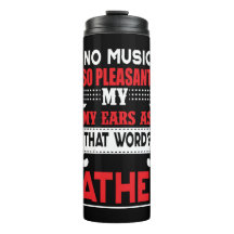 Papa geeft geen muziek. Zo aangenaam vader