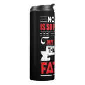 Papa geeft geen muziek. Zo aangenaam vader Thermosbeker (Gedraaid links)