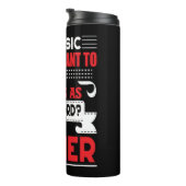 Papa geeft geen muziek. Zo aangenaam vader Thermosbeker (Geroteerd rechts)