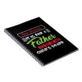 Papa geeft het voor een vader. notitieboek (Rechterzijde)