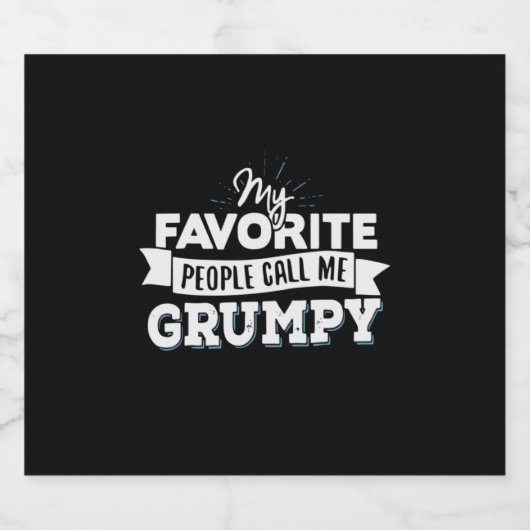 Papa geeft mijn favoriete mensen me brutaal bier etiket (Enkel label)