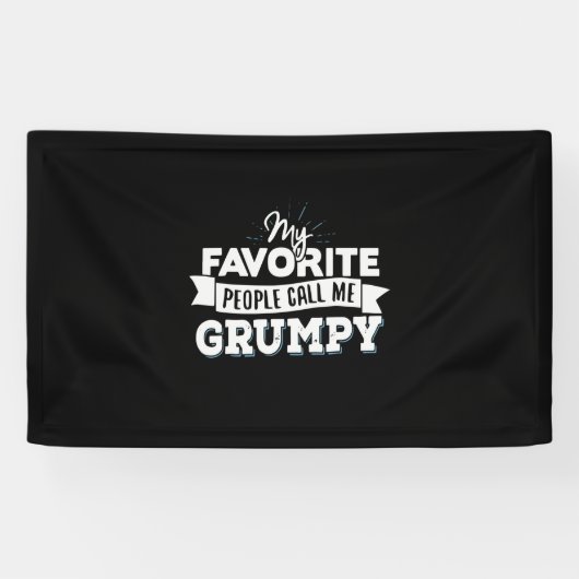 Papa geeft mijn favoriete mensen me brutaal spandoek (Horizontaal)