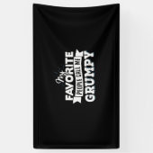 Papa geeft mijn favoriete mensen me brutaal spandoek (Verticaal)