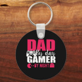 Papa geeft papa 's avonds een dagengozer. sleutelhanger (Voorkant)