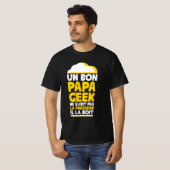 Papa Geek Biere Prestige T-shirt (Voorkant volledig)