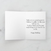 Papa, gefeliciteerd kaart (Binnen)